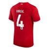 Maglia ufficiale Liverpool 2023-24 Virgil 4 Casa per Uomo